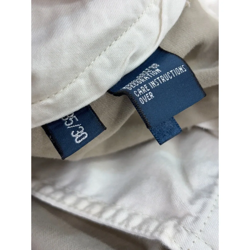 Polo Ralph Lauren Preston Pant Khaki Flat Front Chino Pants Size 35/30